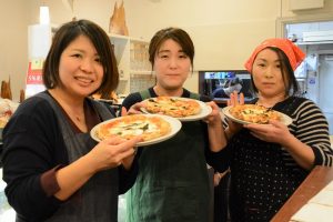 １月 ピザ作り体験をしました（ＪＡ鶴岡女性部フレッシュ部会）