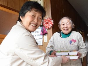 ２月 まごころ込めた愛情弁当をお届けしました（ＪＡ鶴岡助けあいの会「けさらん愛、愛サービス」）