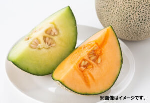 ”庄内メロン赤・青セット”お礼メッセージ届いています。