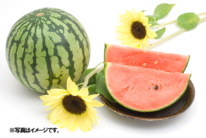 ”山形県産尾花沢すいか”お礼メッセージ届いています。