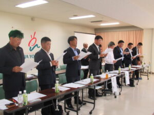 令和7年度 第1回 単組委員長・部長・事務局合同会議・幹部研修会を開催しました！